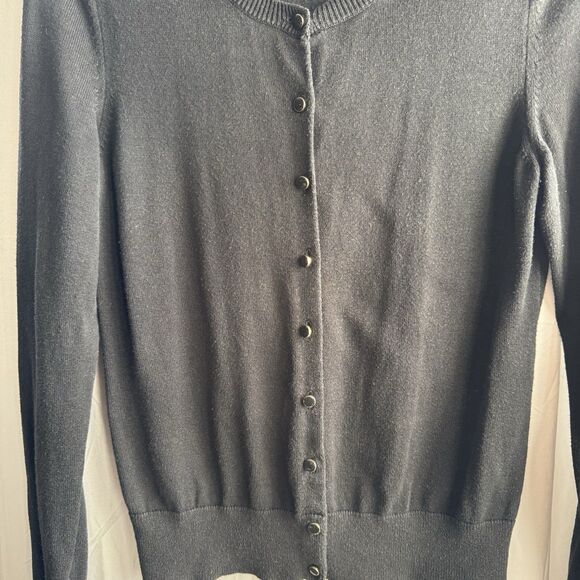 Banana Republic Women’s Black Cardigan Bundle Size S 2 Pieces Preppy Academia - Picture 12 of 16